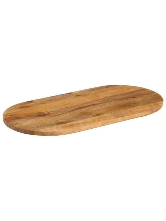 Galda virsma, 110x50x2,5 cm, ovāla, mango masīvkoks