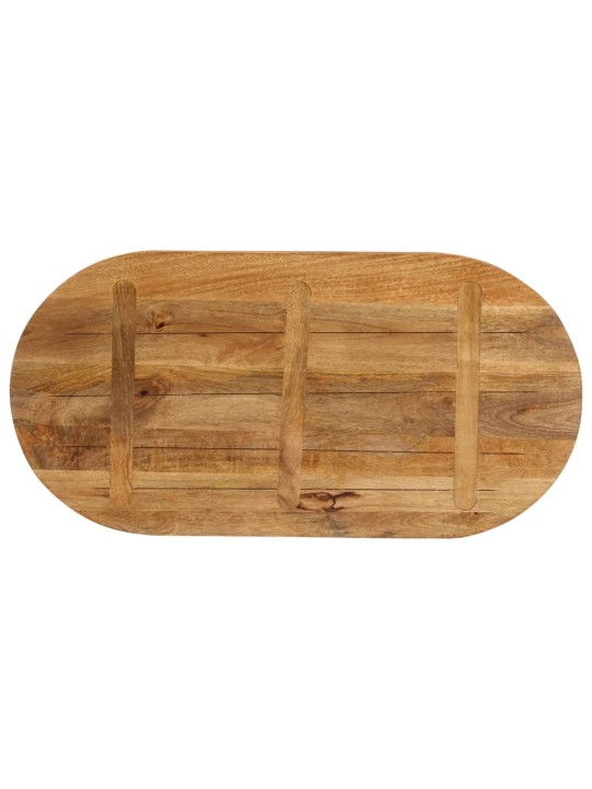 Galda virsma, 110x50x2,5 cm, ovāla, mango masīvkoks