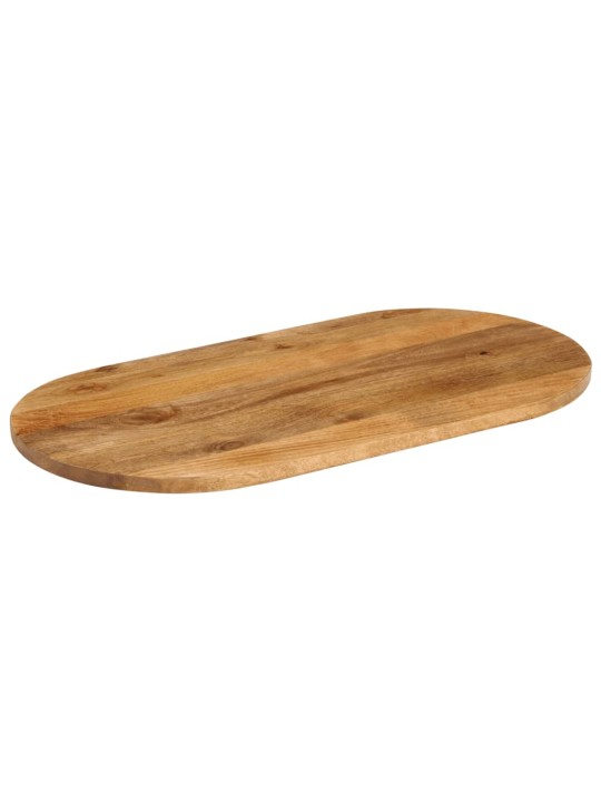 Galda virsma, 120x50x3,8 cm, ovāla, mango masīvkoks