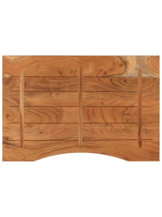 Galda virsma, 80x60x2,5 cm, taisnstūra, akācijas masīvkoks