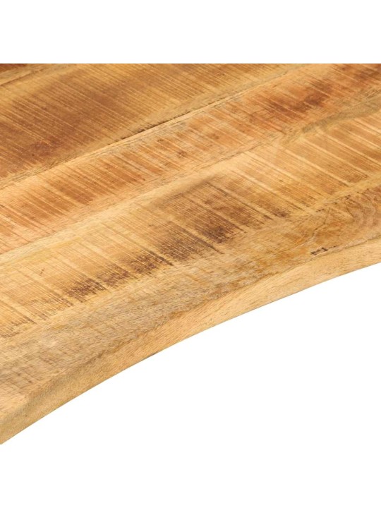 Galda virsma ar izliekumu, 110x80x2,5 cm, mango masīvkoks