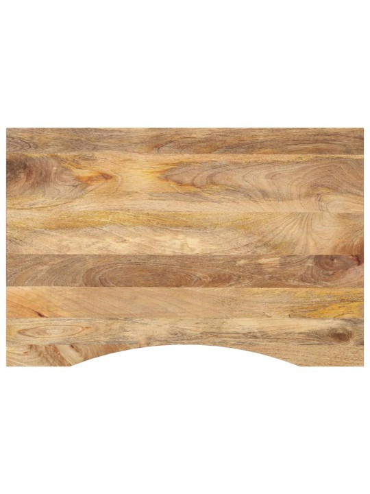 Galda virsma ar izliekumu, 100x50x2,5 cm, mango masīvkoks
