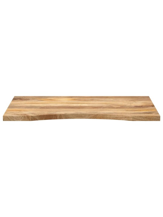 Galda virsma ar izliekumu, 100x50x2,5 cm, mango masīvkoks