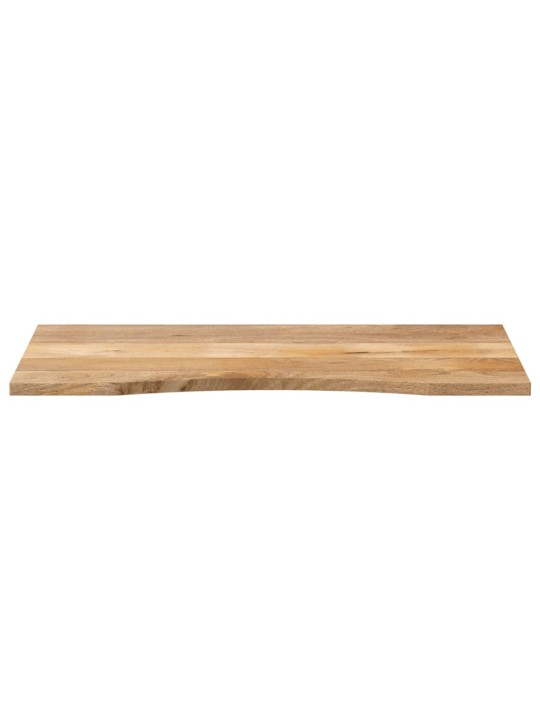 Galda virsma ar izliekumu, 110x50x2,5 cm, mango masīvkoks