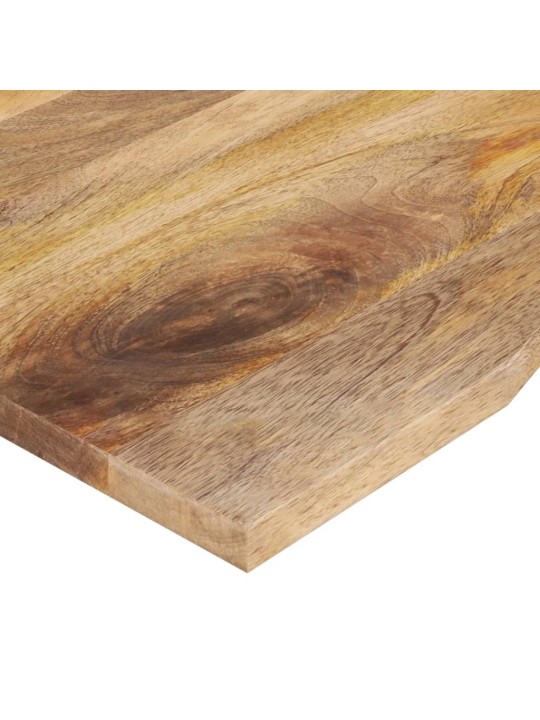 Galda virsma ar izliekumu, 110x50x2,5 cm, mango masīvkoks
