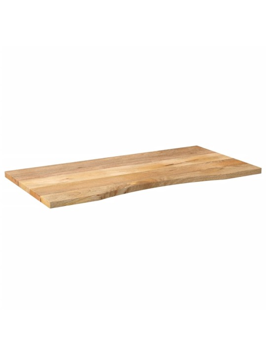 Galda virsma ar izliekumu, 140x60x2,5 cm, mango masīvkoks