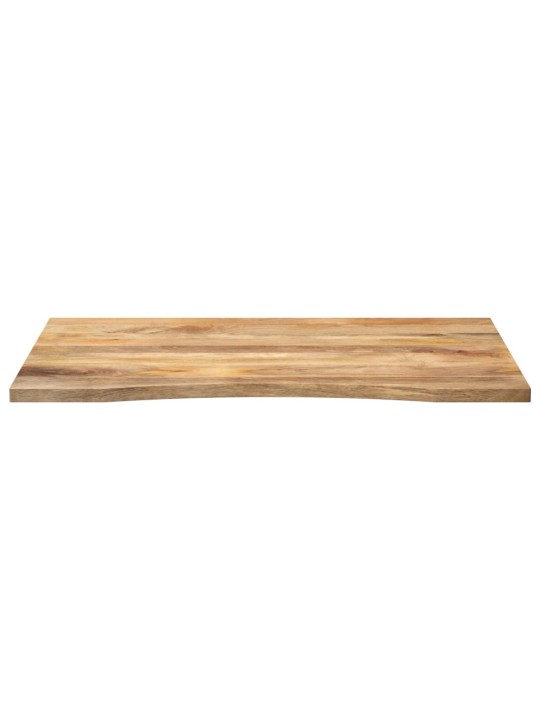 Galda virsma ar izliekumu, 100x80x2,5 cm, mango masīvkoks