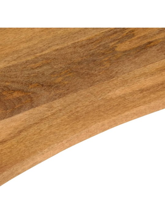 Galda virsma ar izliekumu, 80x60x2,5 cm, mango masīvkoks