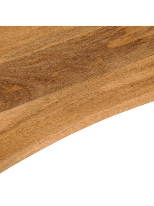 Galda virsma ar izliekumu, 110x60x2,5 cm, mango masīvkoks