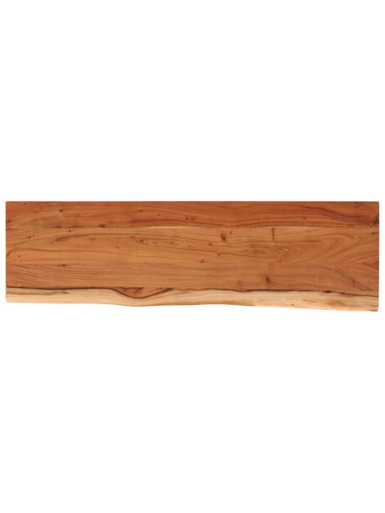 Galda virsma: 120x40x2,5 cm, taisnstūra, akācijas masīvkoks