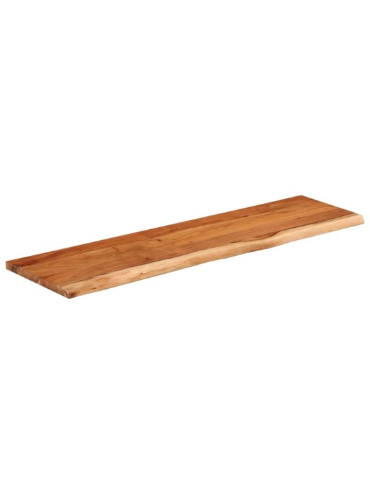 Galda virsma: 120x40x2,5 cm, taisnstūra, akācijas masīvkoks