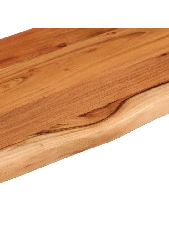Galda virsma: 120x40x2,5 cm, taisnstūra, akācijas masīvkoks