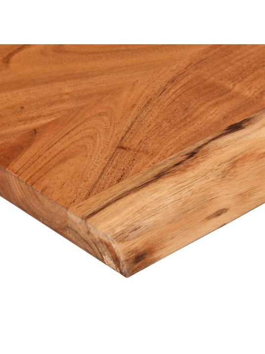 Galda virsma: 120x40x2,5 cm, taisnstūra, akācijas masīvkoks