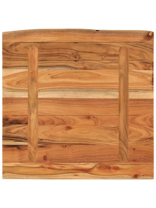 Vannasistabas virsma, 60x60x3,8cm, kvadrāta, akācijas masīvkoks
