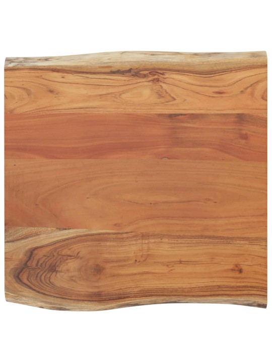 Galda virsma, 60x60x2,5 cm, akācijas masīvkoks, kvadrāta forma