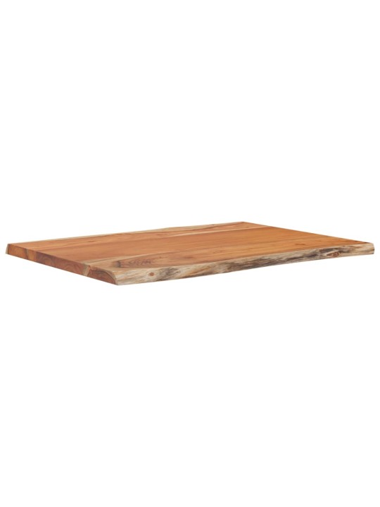 Galda virsma: 80x60x2,5 cm, taisnstūra, akācijas masīvkoks