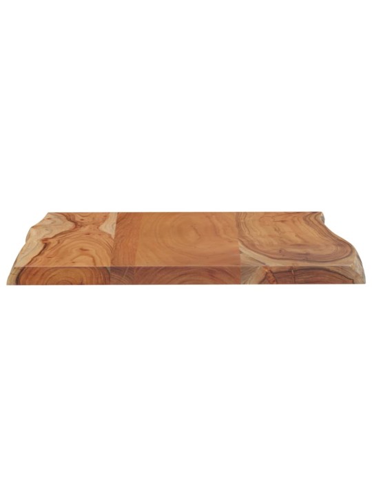 Galda virsma: 80x60x2,5 cm, taisnstūra, akācijas masīvkoks