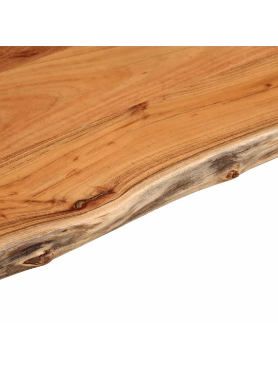 Galda virsma: 80x60x2,5 cm, taisnstūra, akācijas masīvkoks