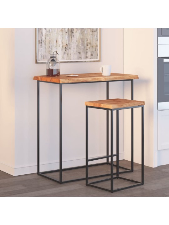 Galda virsma: 80x60x2,5 cm, taisnstūra, akācijas masīvkoks