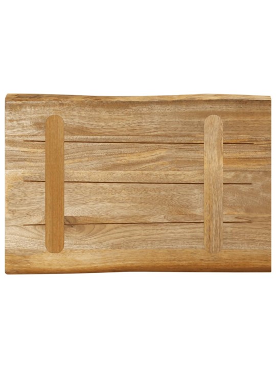 Galda virsma, 50x40x2,5 cm, neapstrādāts mango masīvkoks
