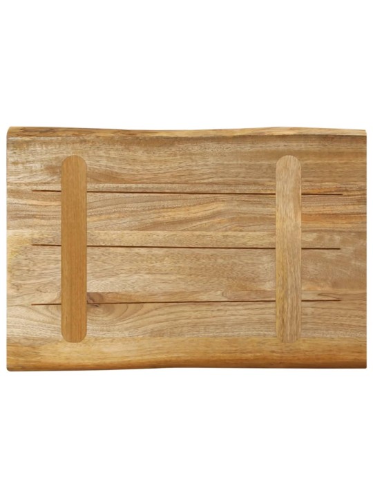Galda virsma, 70x40x2,5 cm, neapstrādāts mango masīvkoks