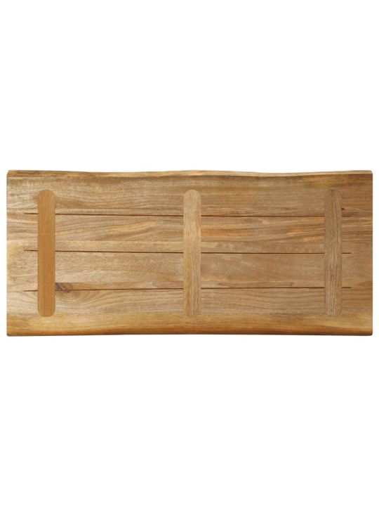 Galda virsma, 100x40x2,5 cm, neapstrādāts mango masīvkoks