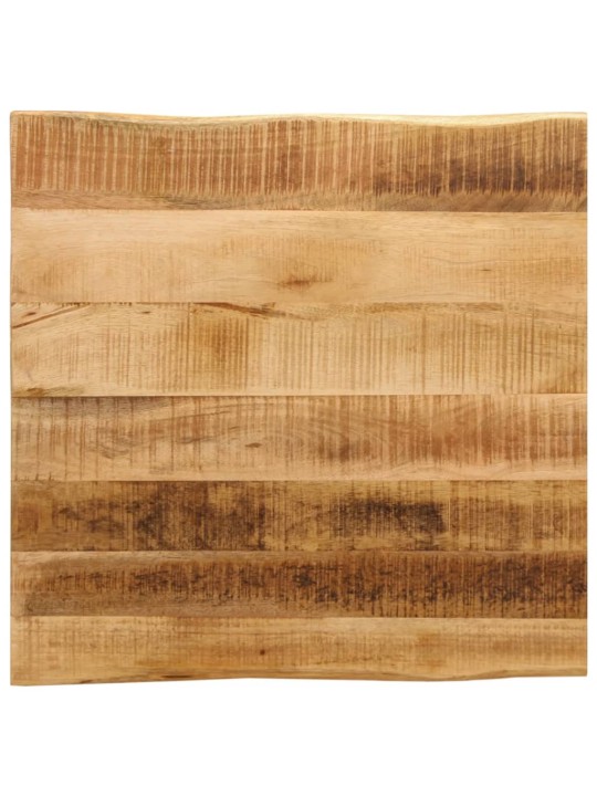 Galda virsma, 60x60x2,5 cm, neapstrādāts mango masīvkoks