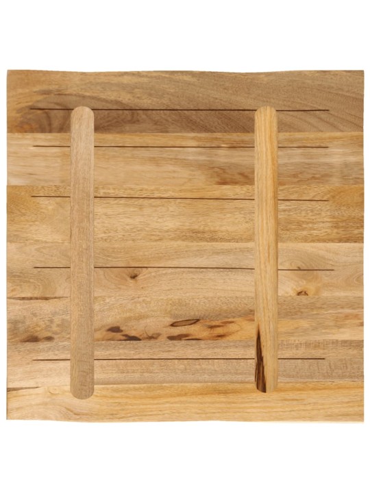 Galda virsma, 60x60x2,5 cm, neapstrādāts mango masīvkoks