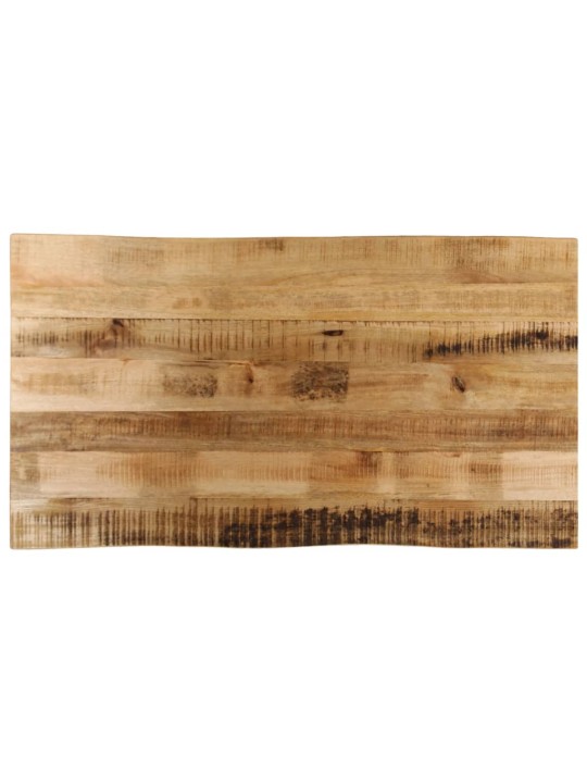 Galda virsma, 120x60x2,5 cm, neapstrādāts mango masīvkoks