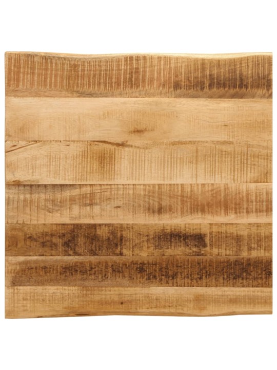 Galda virsma, 80x80x2,5 cm, neapstrādāts mango masīvkoks