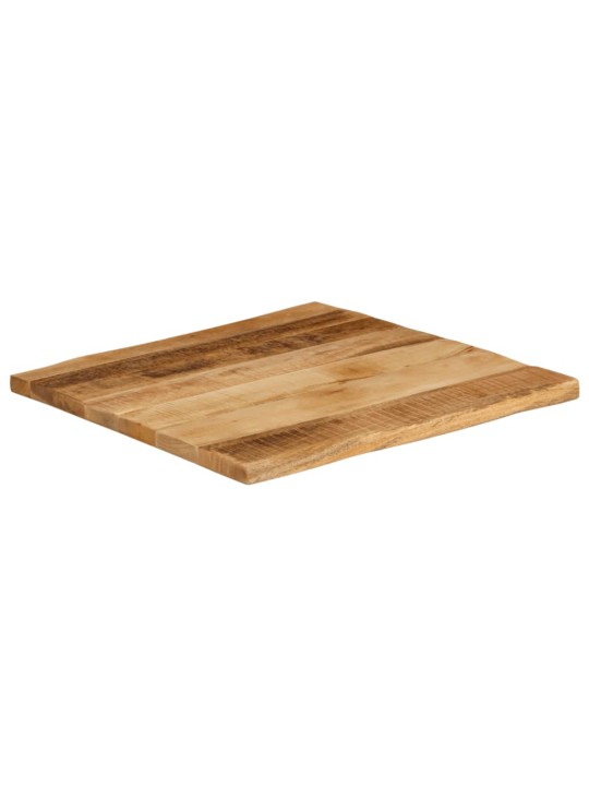Galda virsma, 80x80x2,5 cm, neapstrādāts mango masīvkoks