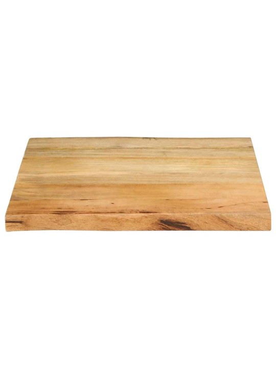 Galda virsma 40x40x2,5 cm live edge masīvkoka mango