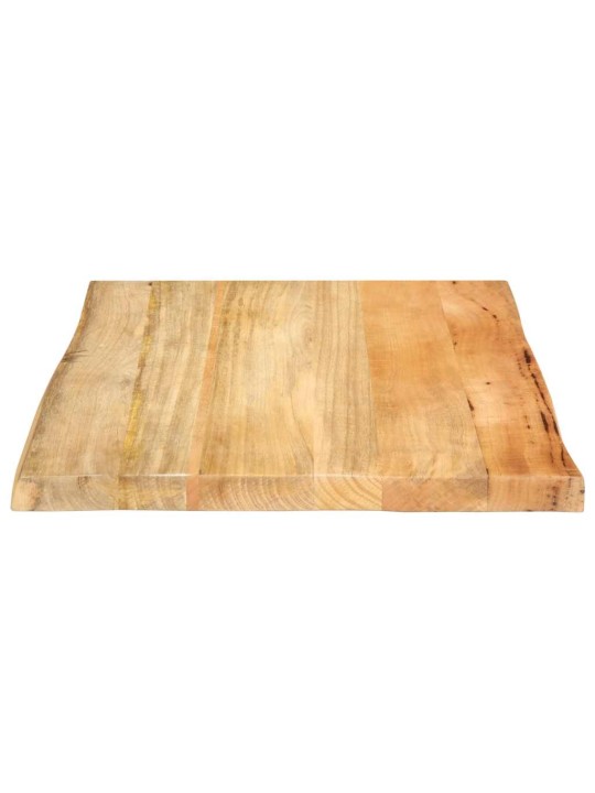 Galda virsma 40x40x2,5 cm live edge masīvkoka mango