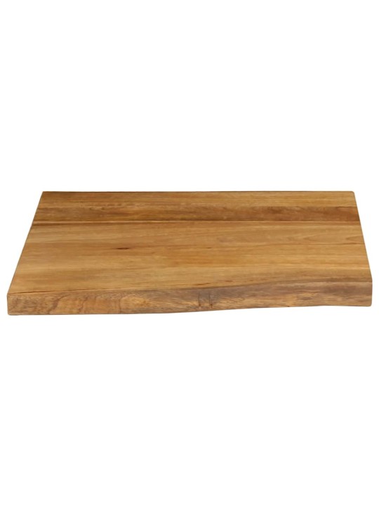 Galda virsma 40x40x2,5 cm live edge masīvkoka mango