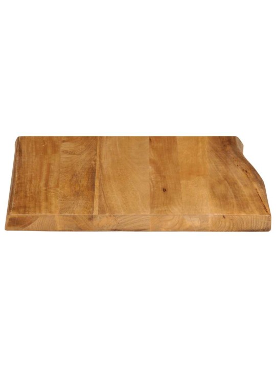 Galda virsma 40x40x2,5 cm live edge masīvkoka mango