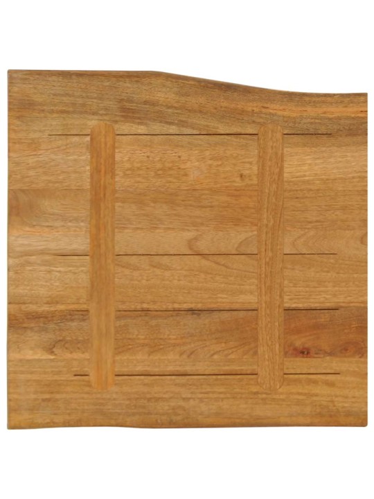Galda virsma 40x40x2,5 cm live edge masīvkoka mango