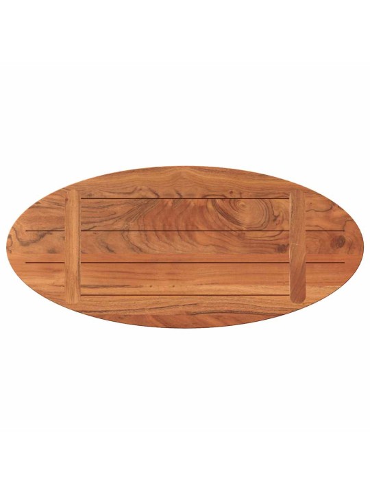 Galda virsma, 80x40x3,8 cm, ovāla, akācijas masīvkoks