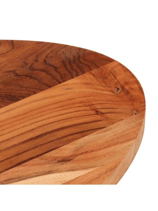 Galda virsma, 100x50x3,8 cm, ovāla, akācijas masīvkoks