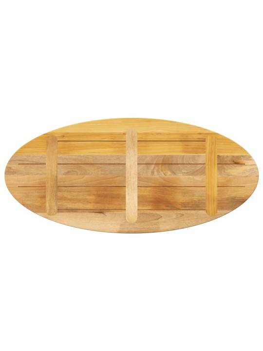 Galda virsma, 100x40x2,5 cm, ovāla, mango masīvkoks