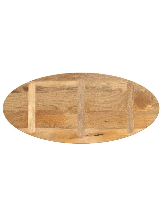 Galda virsma, 140x50x3,8 cm, ovāla, mango masīvkoks