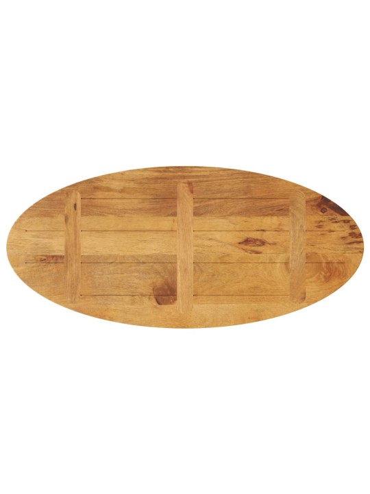 Galda virsma, 140x50x2,5 cm, ovāla, mango masīvkoks