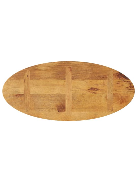 Galda virsma, 140x50x3,8 cm, ovāla, mango masīvkoks