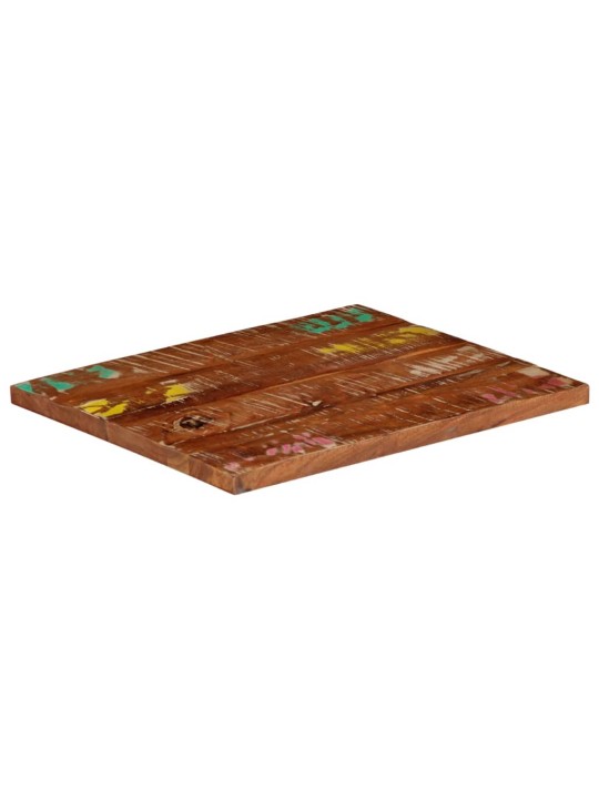 Galda virsma, 60x50x2,5 cm, taisnstūra, pārstrādāts masīvkoks