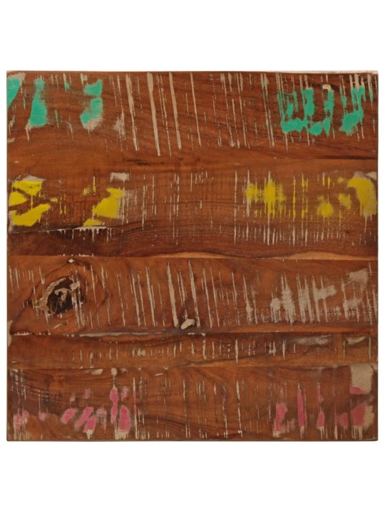 Galda virsma, 60x60x1,5 cm, kvadrāta, pārstrādāts masīvkoks