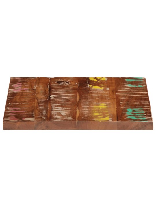 Galda virsma, 60x60x1,5 cm, kvadrāta, pārstrādāts masīvkoks