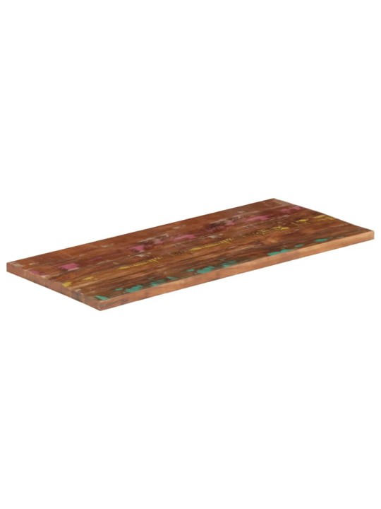 Galda virsma, 100x60x2,5 cm, taisnstūra, pārstrādāts masīvkoks
