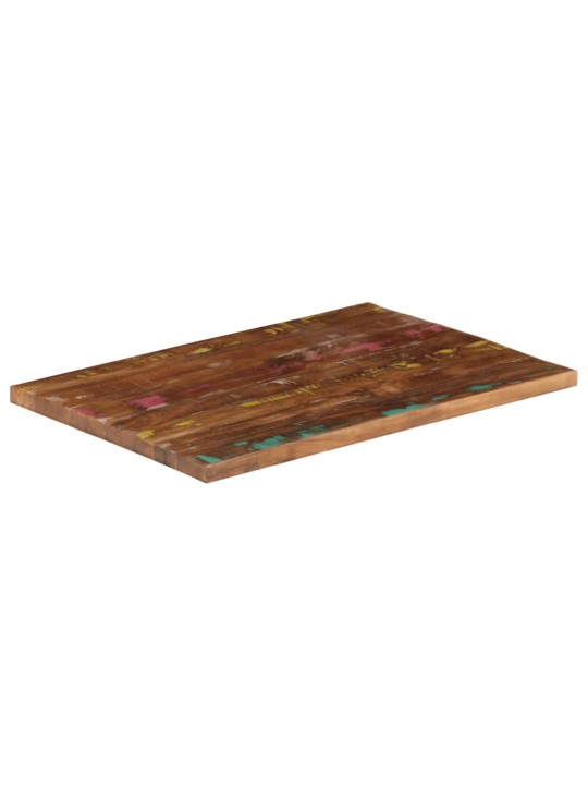 Galda virsma, 90x70x1,5 cm, taisnstūra, pārstrādāts masīvkoks