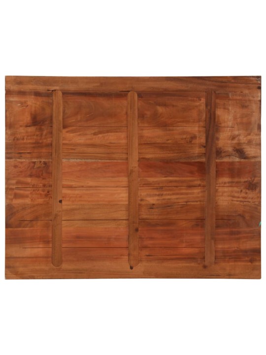 Galda virsma, 90x80x2,5 cm, taisnstūra, pārstrādāts masīvkoks