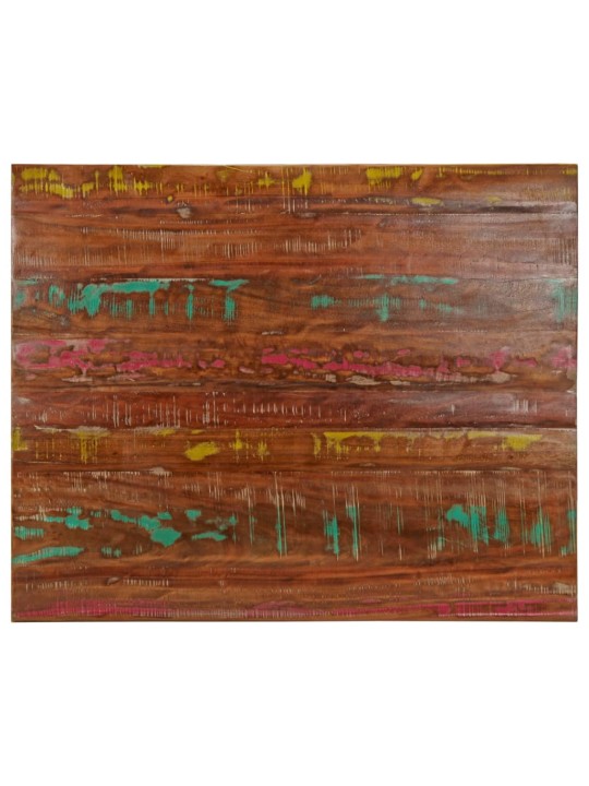 Galda virsma, 100x80x2,5 cm, taisnstūra, pārstrādāts masīvkoks