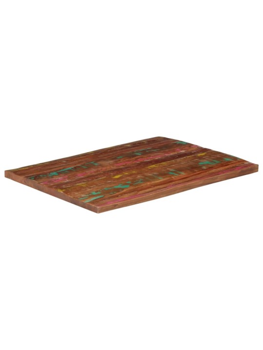 Galda virsma, 100x80x2,5 cm, taisnstūra, pārstrādāts masīvkoks